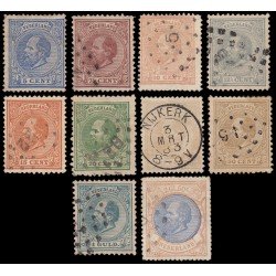 Holanda Netherlands 19/29 (falta valor 25) 1872-88 Rey Guillermo III MH y Usados Holanda Netherlands 19/29 (falta valor 25) 1872-88 Rey Guillermo III MH y Usados