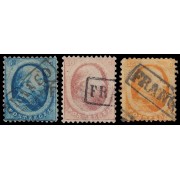 Holanda Netherlands 4/6 1864 Rey Guillermo III Usados
