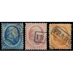 Holanda Netherlands 4/6 1864 Rey Guillermo III Usados