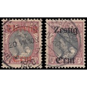 Holanda Netherlands 94/95 1919 Sellos de 1909 con sobrecarga Usados