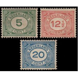 Holanda Netherlands 103/05 1921 Cifra tipo Vürtheim MNH Holanda Netherlands 103/05 1921 Cifra tipo Vürtheim MNH