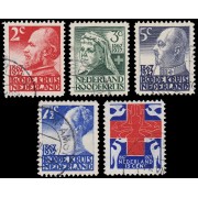 Holanda Netherlands 190/94 1927 60 aniv. de la Cruz Roja nacional Usados