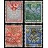 Holanda Netherlands 186a/89a 1926 Obras para la infancia Escudos de provincias Usados