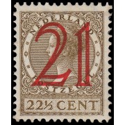 Holanda Netherlands 222 1929 Sello de 1926-28 con sobrecarga MNH