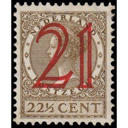Holanda Netherlands 222 1929 Sello de 1926-28 con sobrecarga MNH Holanda Netherlands 222 1929 Sello de 1926-28 con sobrecarga MNH