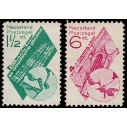 Holanda Netherlands 235/36 1931 Para la restauración de las vidrieras de la iglesia de San Juan de Gouda MNH Holanda Netherlands 235/36 1931 Para la restauración de las vidrieras de la iglesia de San Juan de Gouda MNH