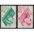 Holanda Netherlands 235/36 1931 Para la restauración de las vidrieras de la iglesia de San Juan de Gouda MNH