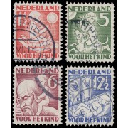 Holanda Netherlands 230/33 1930 Los niños y las cuatro estaciones Usados