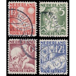 Holanda Netherlands 230/33 1930 Los niños y las cuatro estaciones Usados Holanda Netherlands 230/33 1930 Los niños y las cuatro estaciones Usados