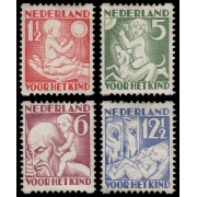Holanda Netherlands 230a/33a 1930 Los niños y las cuatro estaciones MNH
