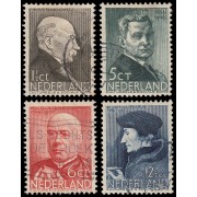 Holanda Netherlands 282/85 1936 Obras sociales Personajes  Usados