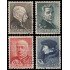Holanda Netherlands 282/85 1936 Obras sociales Personajes  Usados