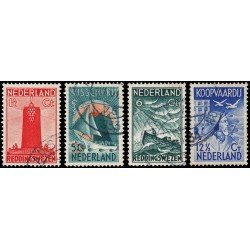 Holanda Netherlands 254/57 1933 En beneficio de obras marítimas Usados Holanda Netherlands 254/57 1933 En beneficio de obras marítimas Usados