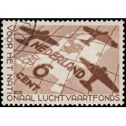 Holanda Netherlands 277 1935 Fondo Nacional de Ayuda a la Aviación Usados