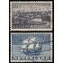 Holanda Netherlands 265/66 1934 Tricentenario de la ocupación de Curaçao Usados
