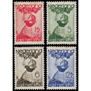 Holanda Netherlands 278/81 1935 En beneficio de obras para la infancia MNH