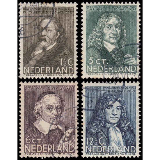 Holanda Netherlands 295/98 1937 En beneficio de obras sociales Usados Holanda Netherlands 295/98 1937 En beneficio de obras sociales Usados