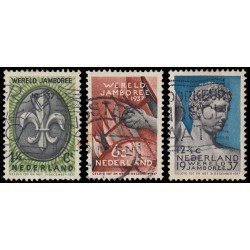 Holanda Netherlands 292/94 1937 Reunión de escultismo Usados