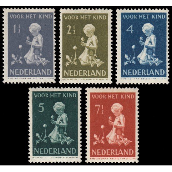 Holanda Netherlands 312/16 1938 En beneficio de obras para la infancia MNH Holanda Netherlands 312/16 1938 En beneficio de obras para la infancia MNH
