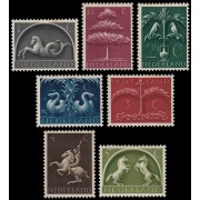 Holanda  Netherlands 395/01 1943 Serie de símbolos MH