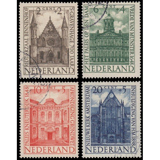 Holanda Netherlands 491/94 1948 Obras de beneficencia Usados Holanda Netherlands 491/94 1948 Obras de beneficencia Usados