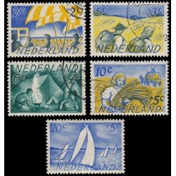 Holanda Netherlands 504/08 1949 En beneficio de obras culturales Usados Holanda Netherlands 504/08 1949 En beneficio de obras culturales Usados