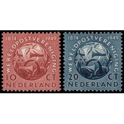 Holanda Netherlands 528/29 1949 75 aniv. de la U.P.U. MH Holanda Netherlands 528/29 1949 75 aniv. de la U.P.U. MH