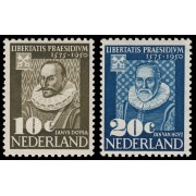 Holanda Netherlands 547/48 1950 375 aniv. de la Universidad de Leyde MH