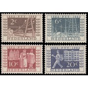 Holanda Netherlands 578/81 1952 Exposición filatélica de Utrecht MNH