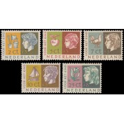 Holanda Netherlands 613/17 1953 En beneficio de obras para la infancia MH
