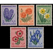 Holanda Netherlands 590/94 1953 Obras de beneficencia Serie de verano MH