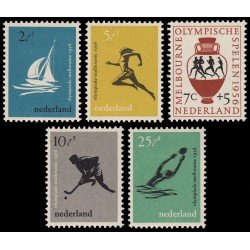 Holanda Netherlands 654/58 1956 Juegos olímpicos de Melbourne MH Holanda Netherlands 654/58 1956 Juegos olímpicos de Melbourne MH