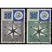 Holanda Netherlands 678/79 1957 Europa Usados