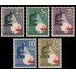 Holanda Netherlands 639/43 1955 En beneficio de la lucha contra el cancer MH