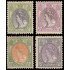 Holanda Netherlands 78/81 (de la serie 75A/81A) 1908-22 Reina Guillermina MNH