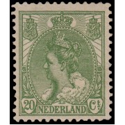 Holanda Netherlands 57 1899 Reina Guillermina MNH