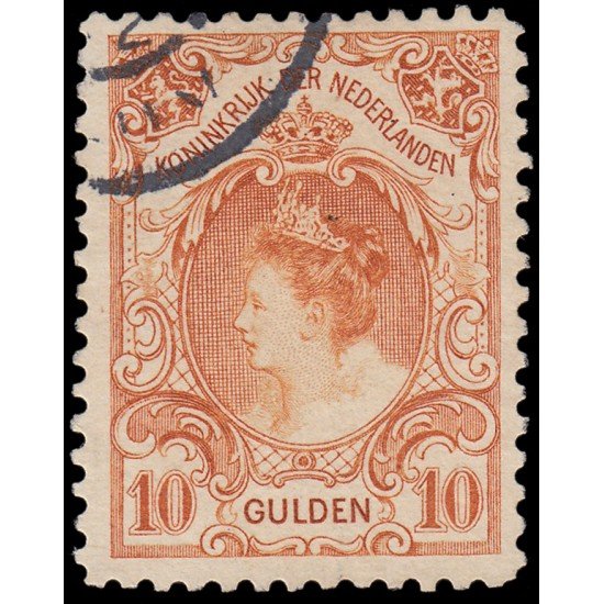Holanda Netherlands 64 1905 Reina Guillermina Usado Holanda Netherlands 64 1905 Reina Guillermina Usado