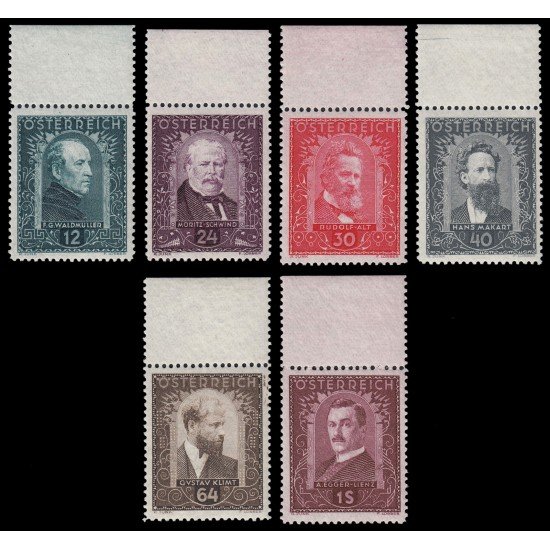 Österreich Austria 420/25 1932 Pintores MNH Österreich Austria 420/25 1932 Pintores MNH