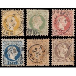 Österreich Austria 32/38 (falta valor 35) 1867-80 El emperador Francisco José Usados