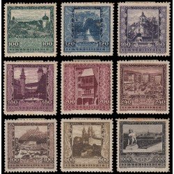 Österreich Austria 304/12 1923 Pueblos Villes MH Österreich Austria 304/12 1923 Pueblos Villes MH
