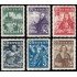 Österreich Austria 431/36 1933 Día de los católicos MNH