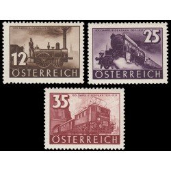 Österreich Austria 503/05 1937 Centenario del ferrocarril en Austria Locomotoras diversas MH Österreich Austria 503/05 1937 Centenario del ferrocarril en Austria Locomotoras diversas MH