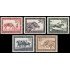 Österreich Austria 648/52 1946 Gran premio hípico de Austria en Viena MH