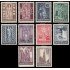 Österreich Austria 653/62 1946 Recaudación fondos para la reconstrucción de St. Etienne Viena MH