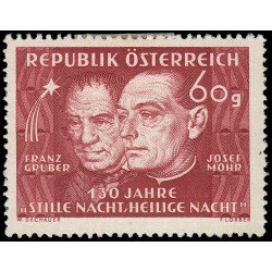 Österreich Austria 764 1948 130 aniv. de la canción de Navidad Österreich Austria 764 1948 130 aniv. de la canción de Navidad