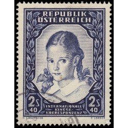 Österreich Austria 817 1952 Correspondencia internacional de niños Usado Österreich Austria 817 1952 Correspondencia internacional de niños Usado