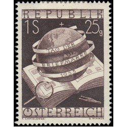 Österreich Austria 828 1953 Día del sello MH Österreich Austria 828 1953 Día del sello MH