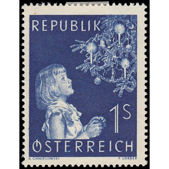 Österreich Austria 842 1954 Navidad Christmas MH Österreich Austria 842 1954 Navidad Christmas MH