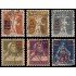 Suiza Switzerland 179/84 1921 Sellos de 1907/17 sobrecargados Usados