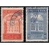 Suiza Switzerland 212/13 1924 50 aniv de la Unión Postal Universal U.P.U. Usados
